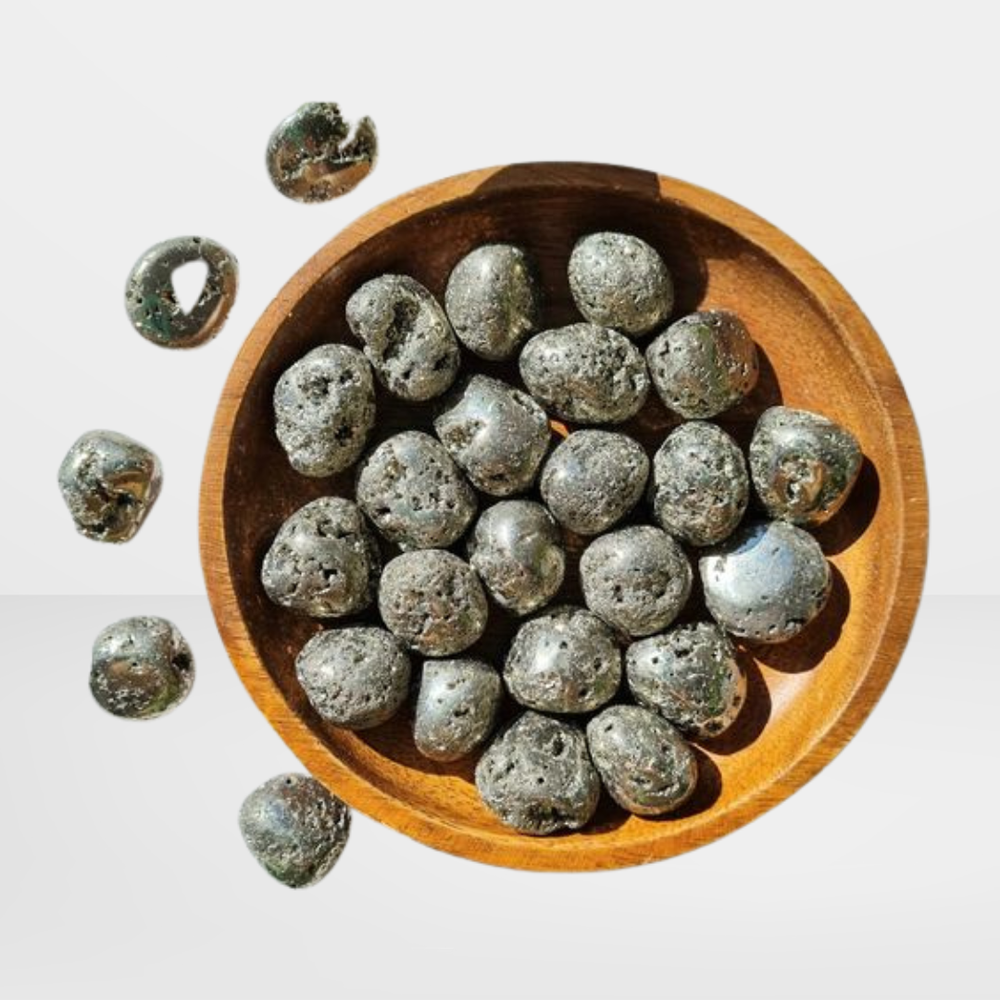 The Confidence Stone - Pyrite Tumble